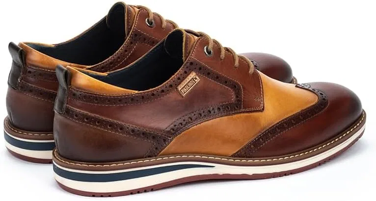 Туфли Pikolinos Schnürschuhe in Leder Avila für Männer, Cognac — фото 3
