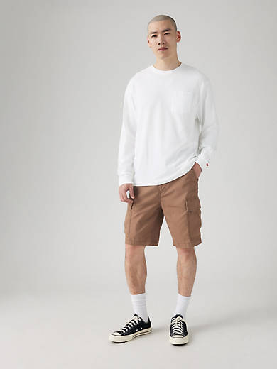

Легкие мужские шорты Carrier Cargo Levi's, цвет Rain Drum - Brown