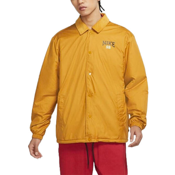 Куртка Nike SB Skateboard Casual Sports Skateboard lapel Jacket Yellow, желтый — фото 3