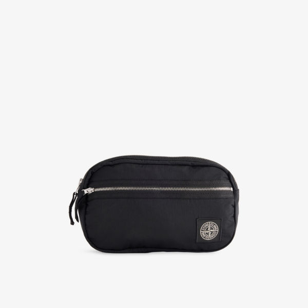 

Брендовая поясная сумка с нашивкой Brand-Patch Stone Island, черный