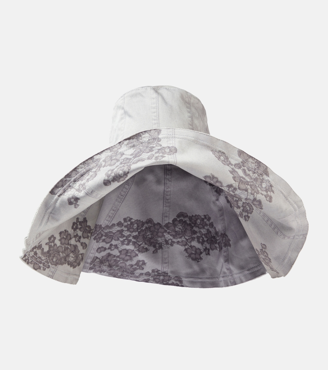 

Большая двусторонняя панама из хлопка Acne Studios, Faded Purple