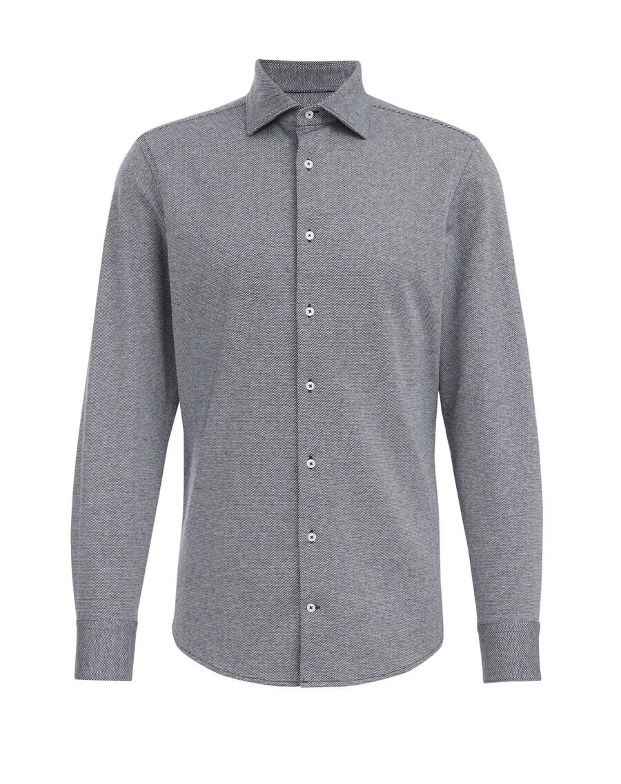 

Рубашка узкого кроя на пуговицах We Fashion, темно-синий