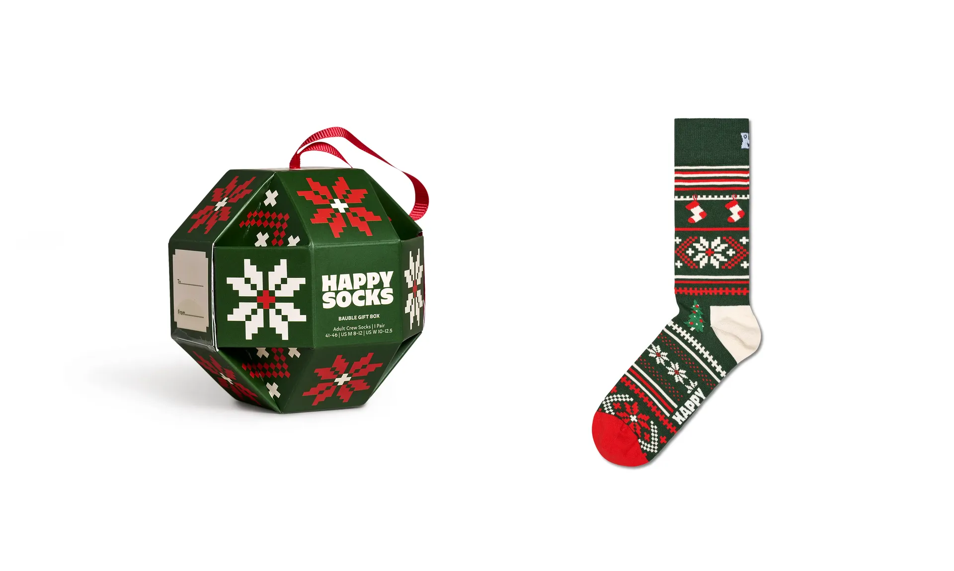 

Длинные носки Happy Socks (коробка), зеленый