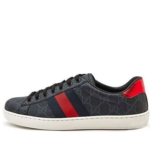 

Кроссовки ace gg supreme 'black grey' Gucci, черный