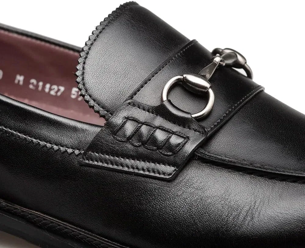 Лоферы Bacco Bucci Horsebit Moc Toe, черный — фото 4