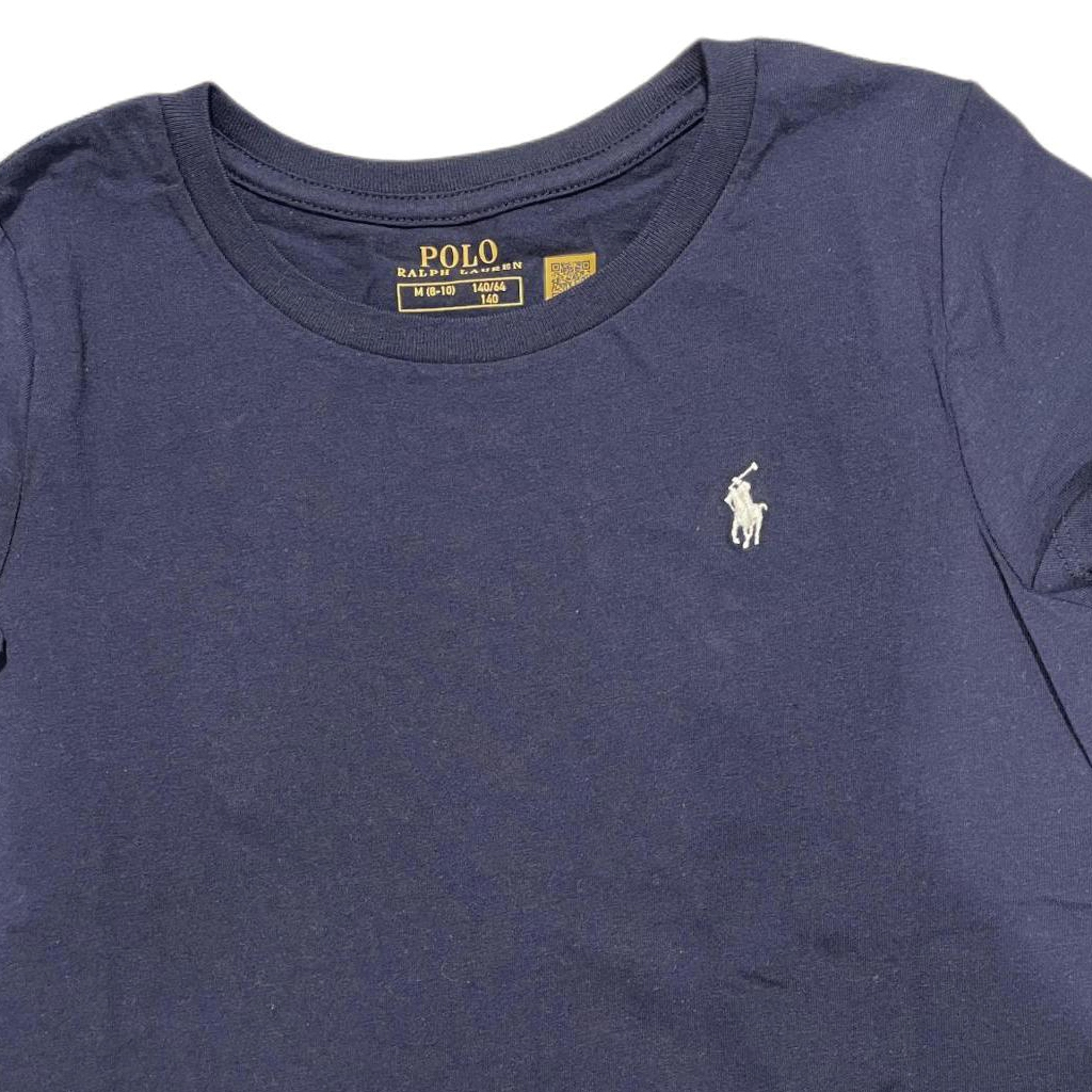 Футболка SS24 темно-синяя детская Polo Ralph Lauren — фото 4
