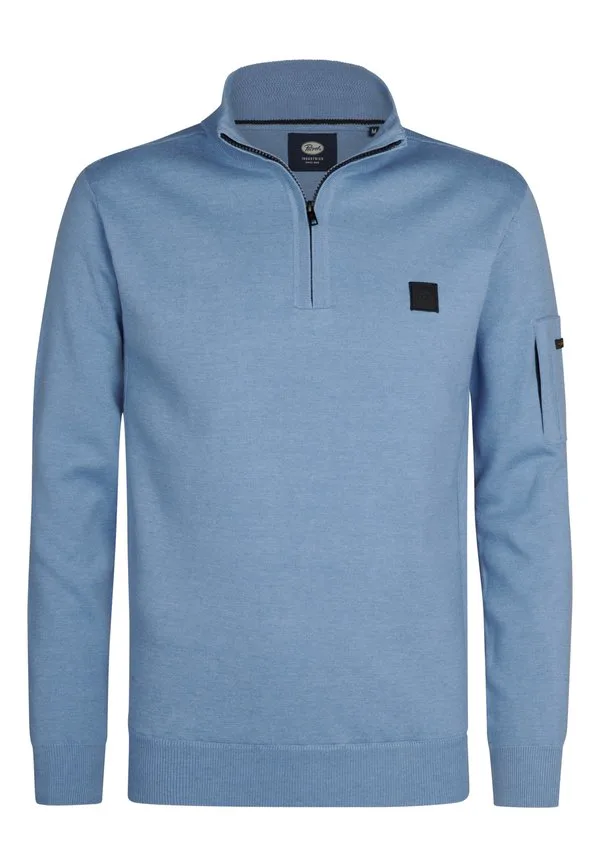 

Джемпер halfzip из осины Petrol Industries, Pale Blue