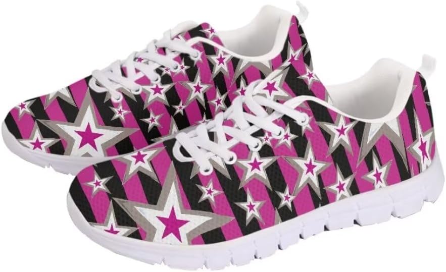 

Кроссовки Jeiento Athletic для мужчин и женщин, противоскользящие теннисные туфли для ходьбы, спорта, путешествий и бега, легкие и дышащие тренировочные повседневные кроссовки, розовый