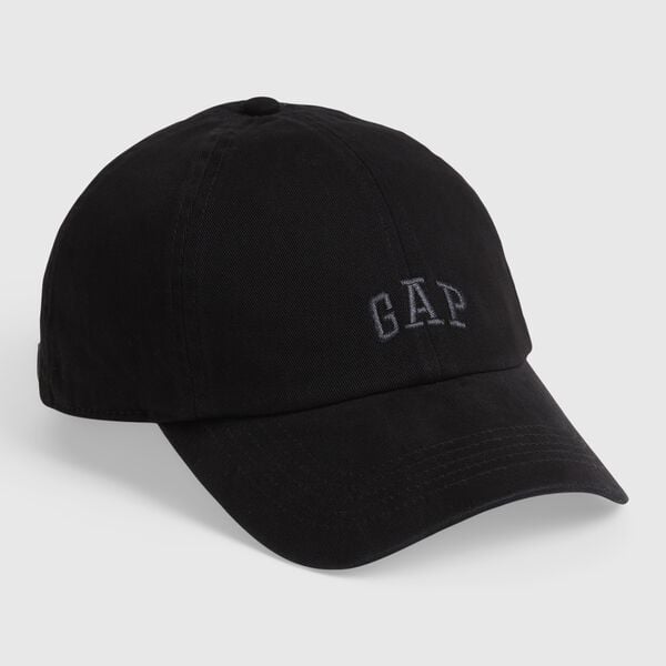 

Бейсболка с вышитым логотипом Gap, черный