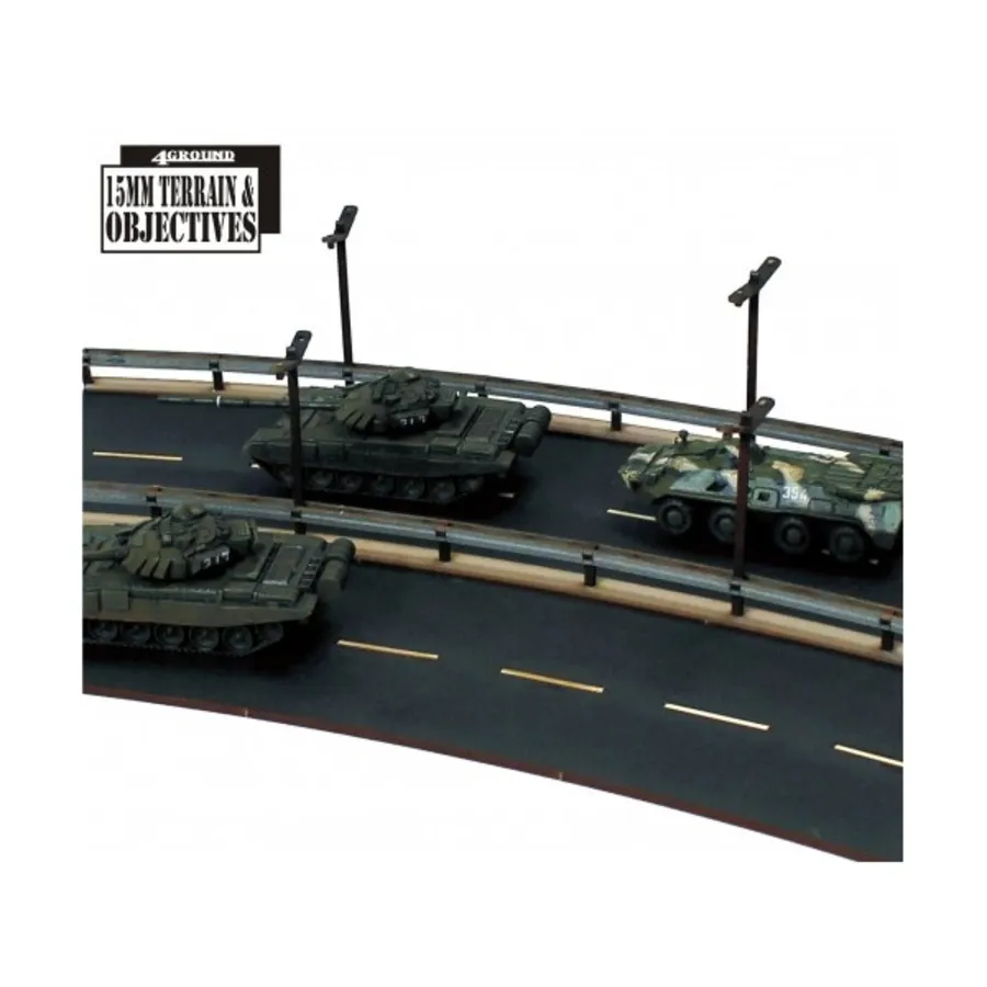 

Изогнутые резервации (предварительно окрашенные), Terrain & Obstacles (15mm)