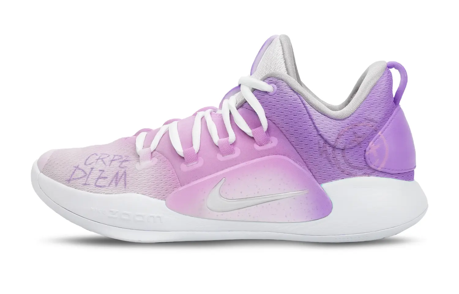 

Баскетбольные кроссовки Hyperdunk X мужские с низким верхом, белые/фиолетовые Nike