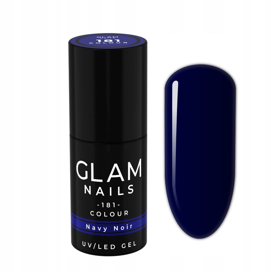 

Гибридный лак для ногтей Glam Nails 181 Navy Noir 6 мл