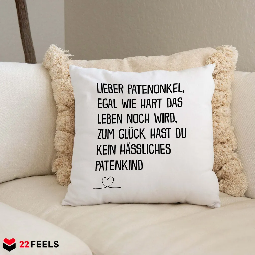 

Декоративная поудшка 22Feels, белый