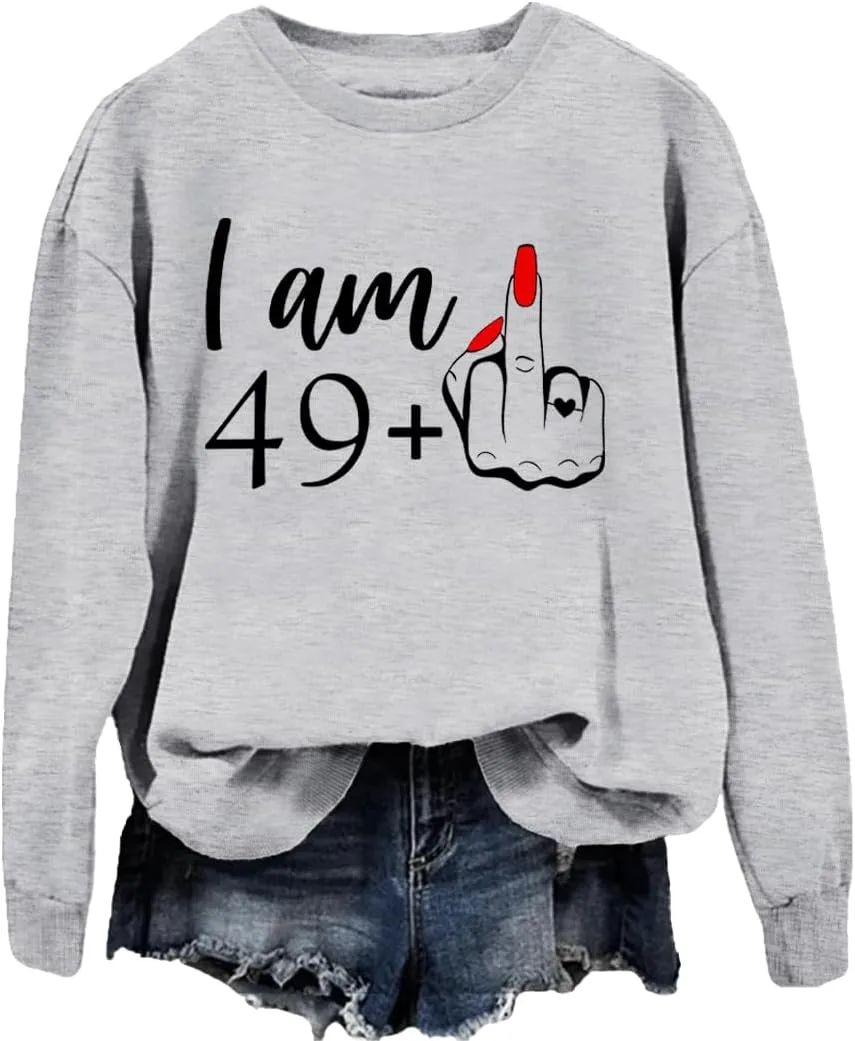 

Толстовка I Am 49+ с капюшоном JIONOCY