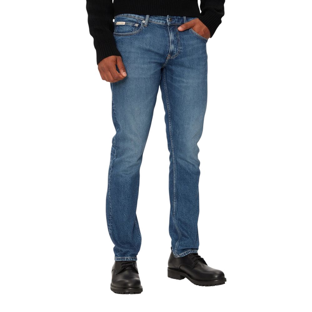 

Синие хлопковые джинсы и брюки Calvin Klein Jeans