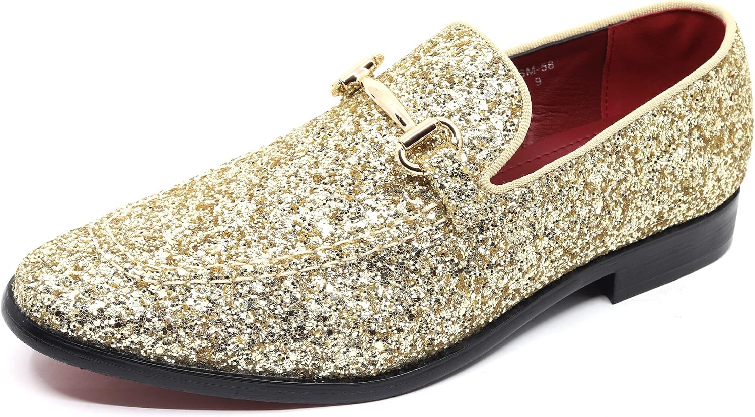 

Мужские бархатные дизайнерские классические туфли смокинг слипоны SM-56 Metrocharm, золотой