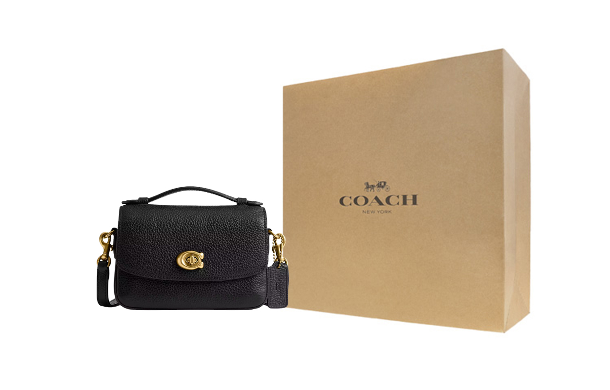 

COACH Качественная кожаная сумка через плечо