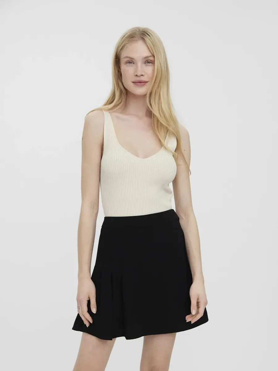 

Вязаный топ Vero Moda "VMGLORY SL RIB TOP", цвет Birch
