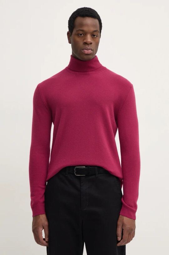 

Шерстяной свитер United Colors of Benetton, розовый