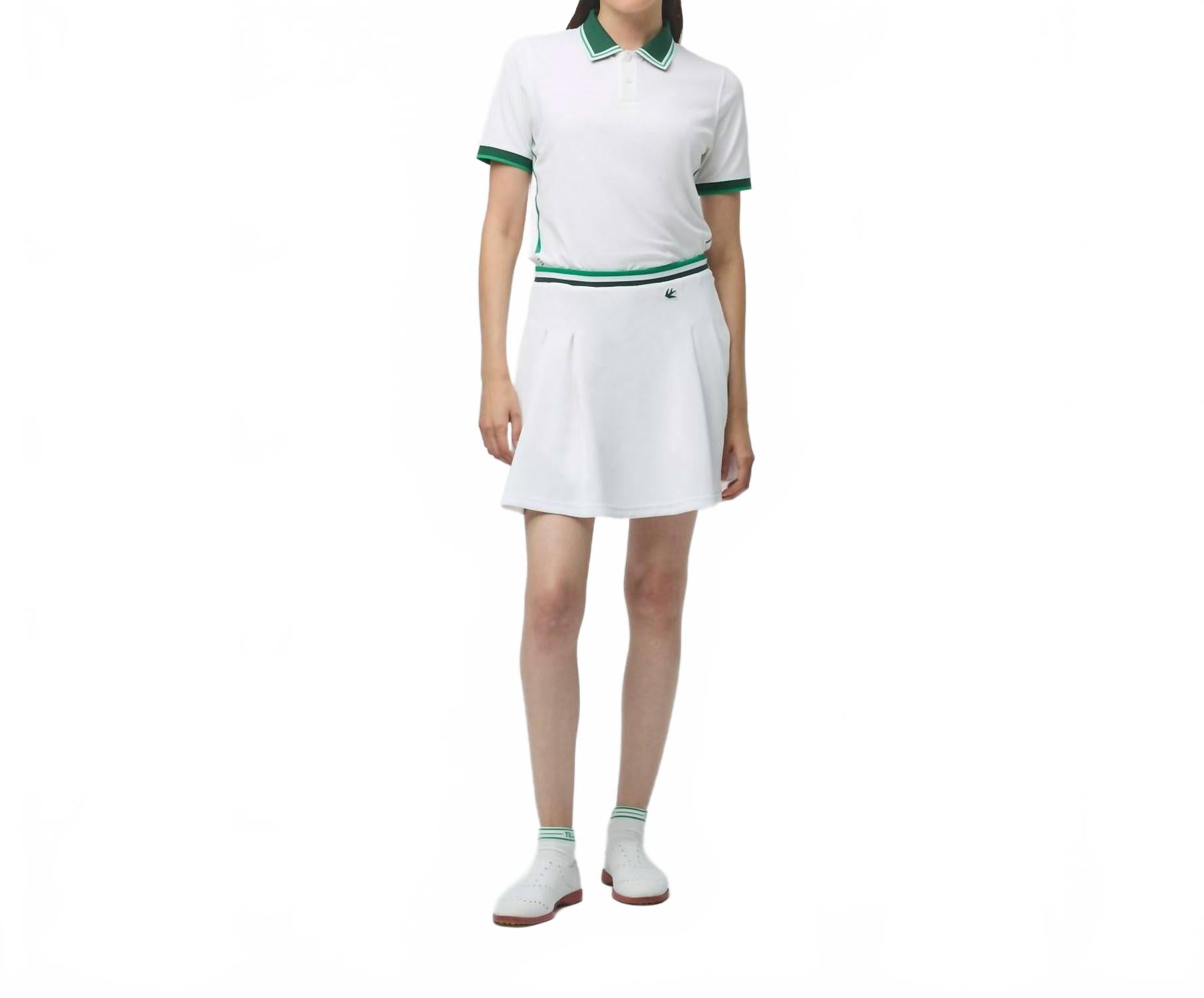 

Женская юбка Airloft в полоску, плиссированная, белого/зеленого цвета Tilley, White/Sport Green