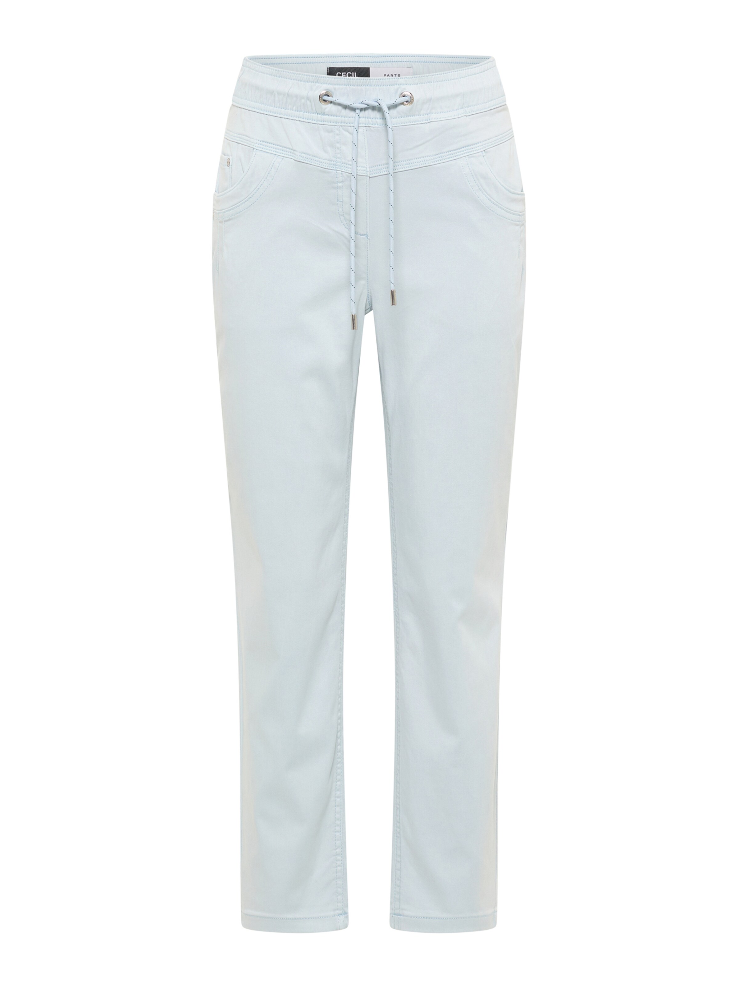 

CECIL Брюки Regular 'Tracey' в пастельно-голубом цвете