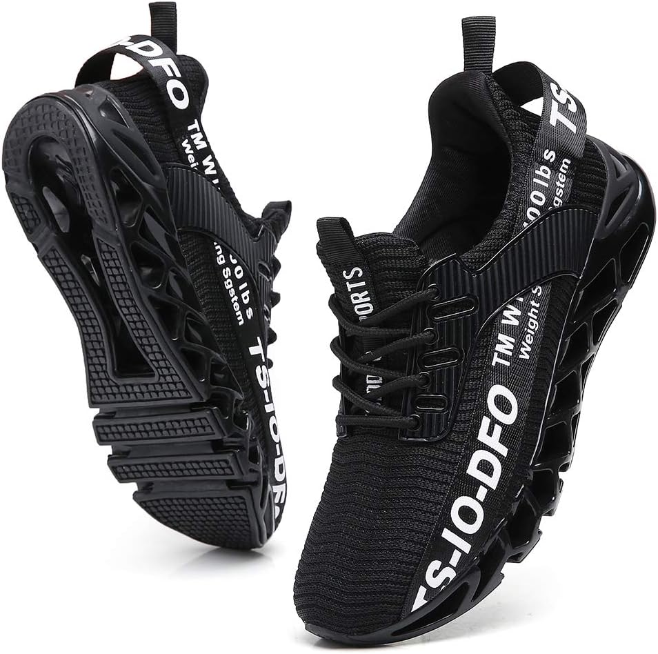 

Мужские спортивные кроссовки FRSHANIAH, дышащие, для бега, с противоскользящей подошвой, модные кеды, черный