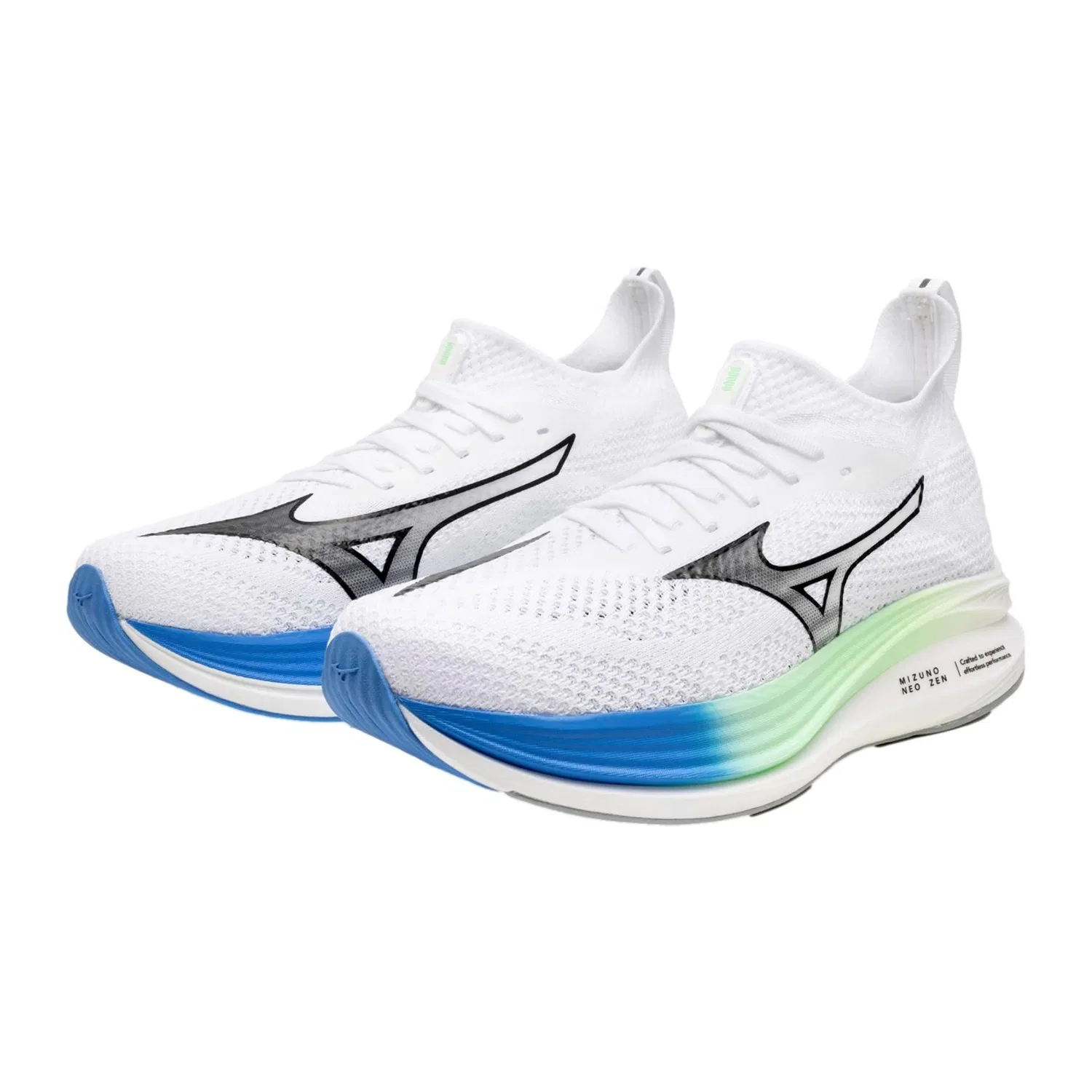 Мужские кроссовки Mizuno Neo Zen Hint, цвет мятный/индийский, модель J1GC258601 — фото 2