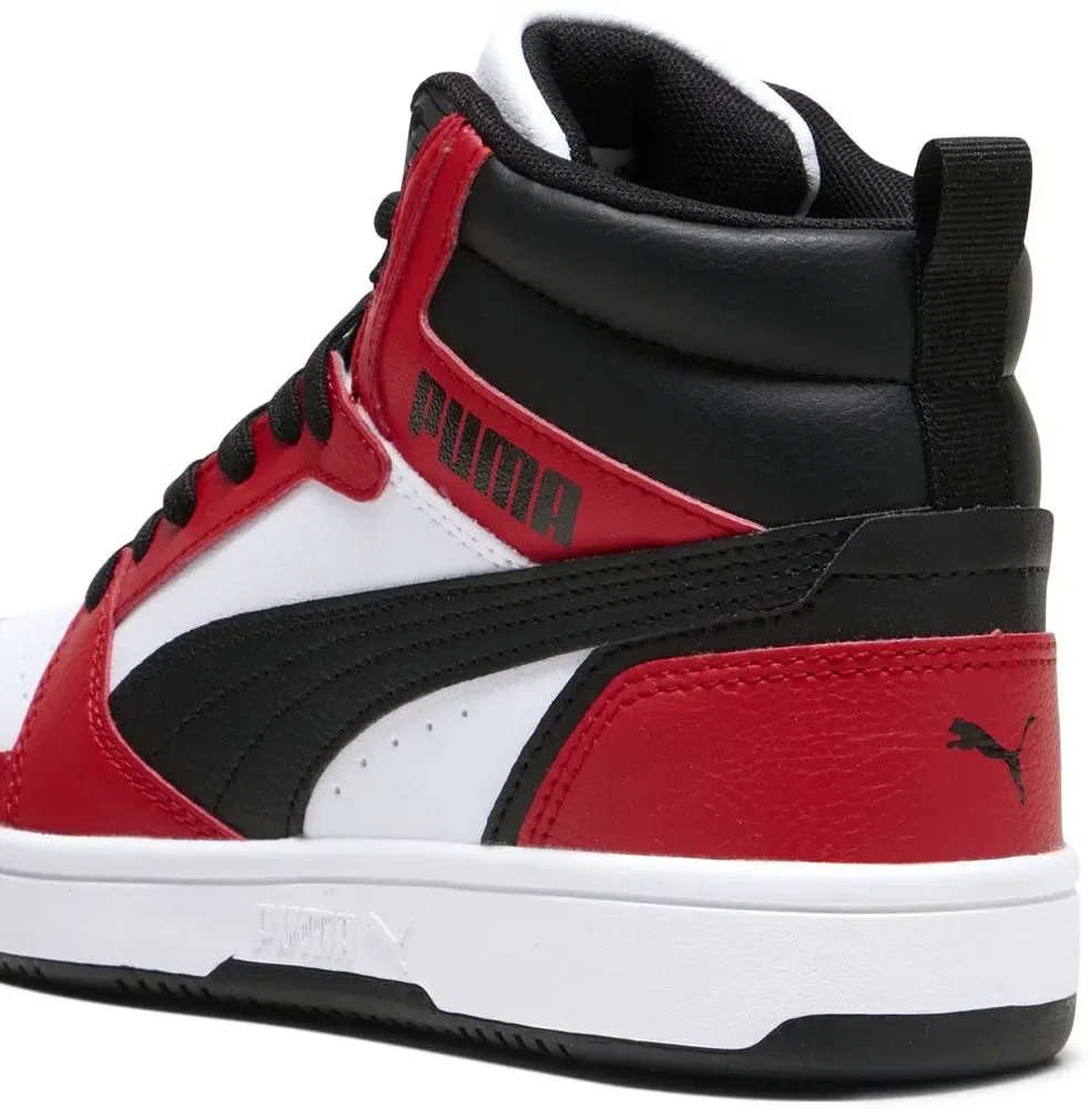 Кроссовки детские Rebound V6 Mid Jr, Puma, белый — фото 2