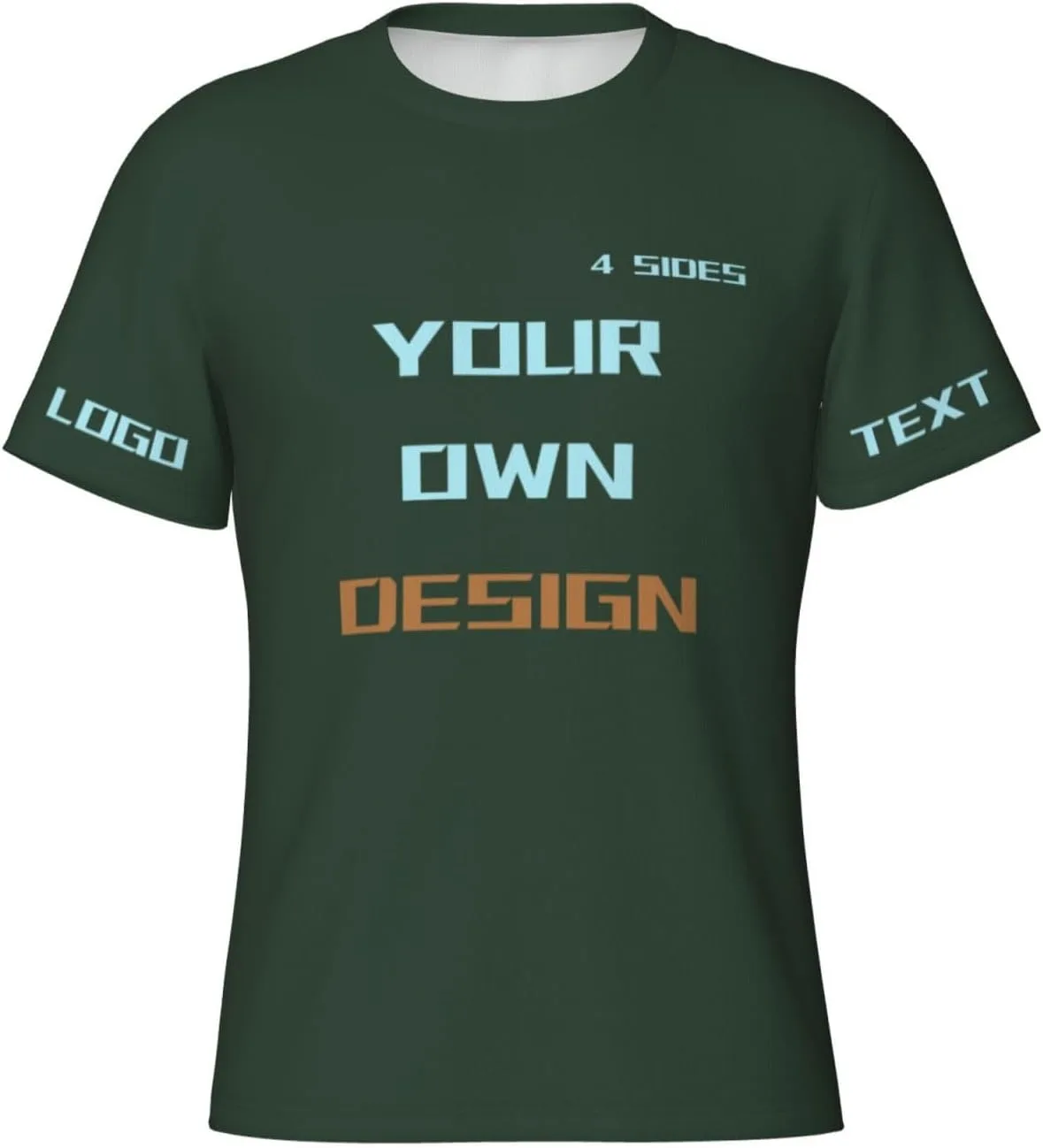 

Футболка Custom с принтом на 4 сторонах