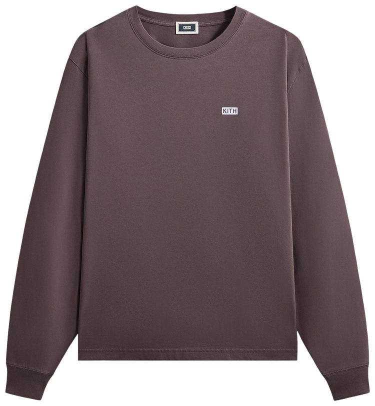 

Футболка с длинным рукавом Kith Long Sleeve Lax Tee, коричневый
