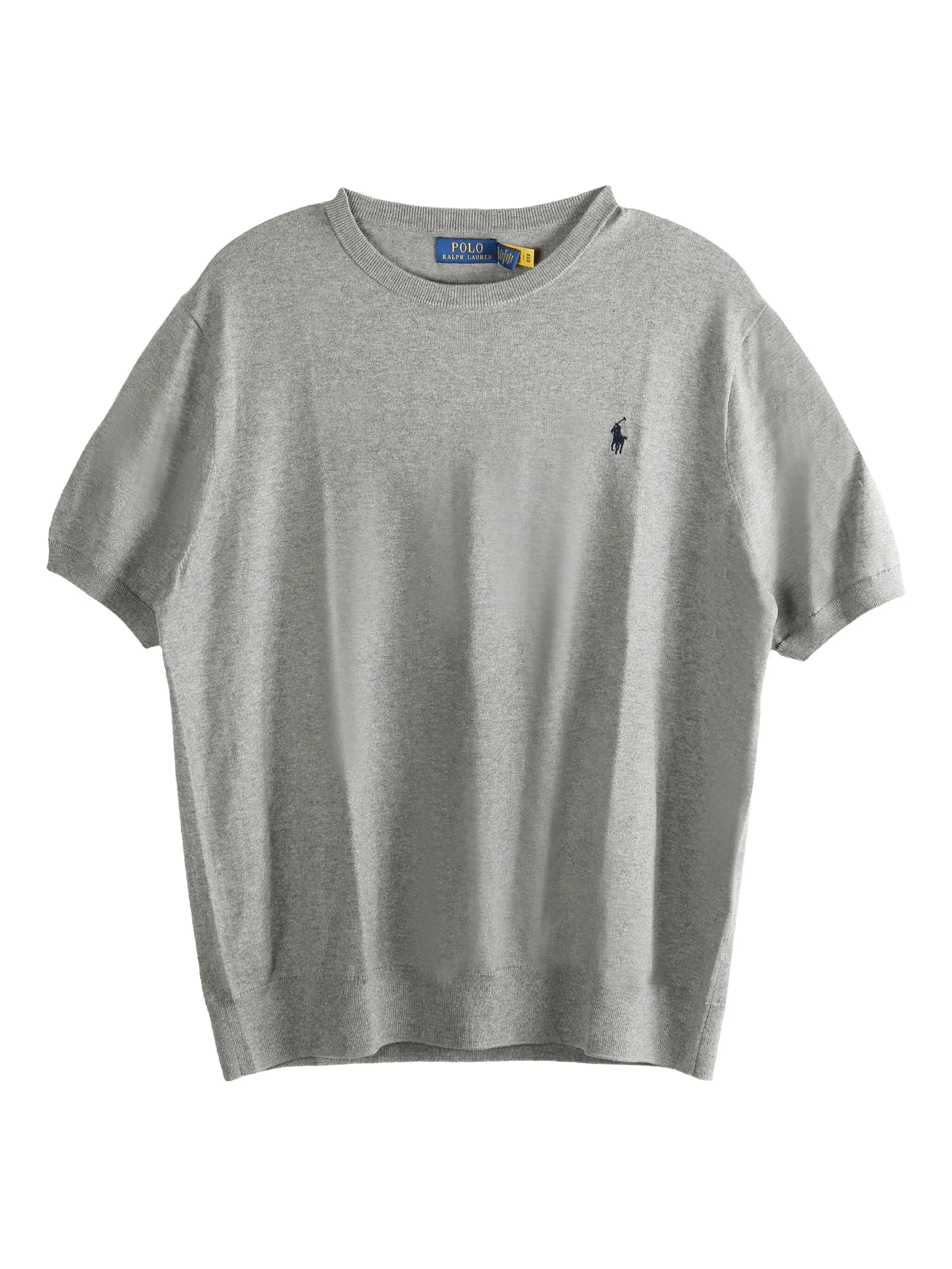 

Хлопчатобумажная футболка Polo Ralph Lauren, серый