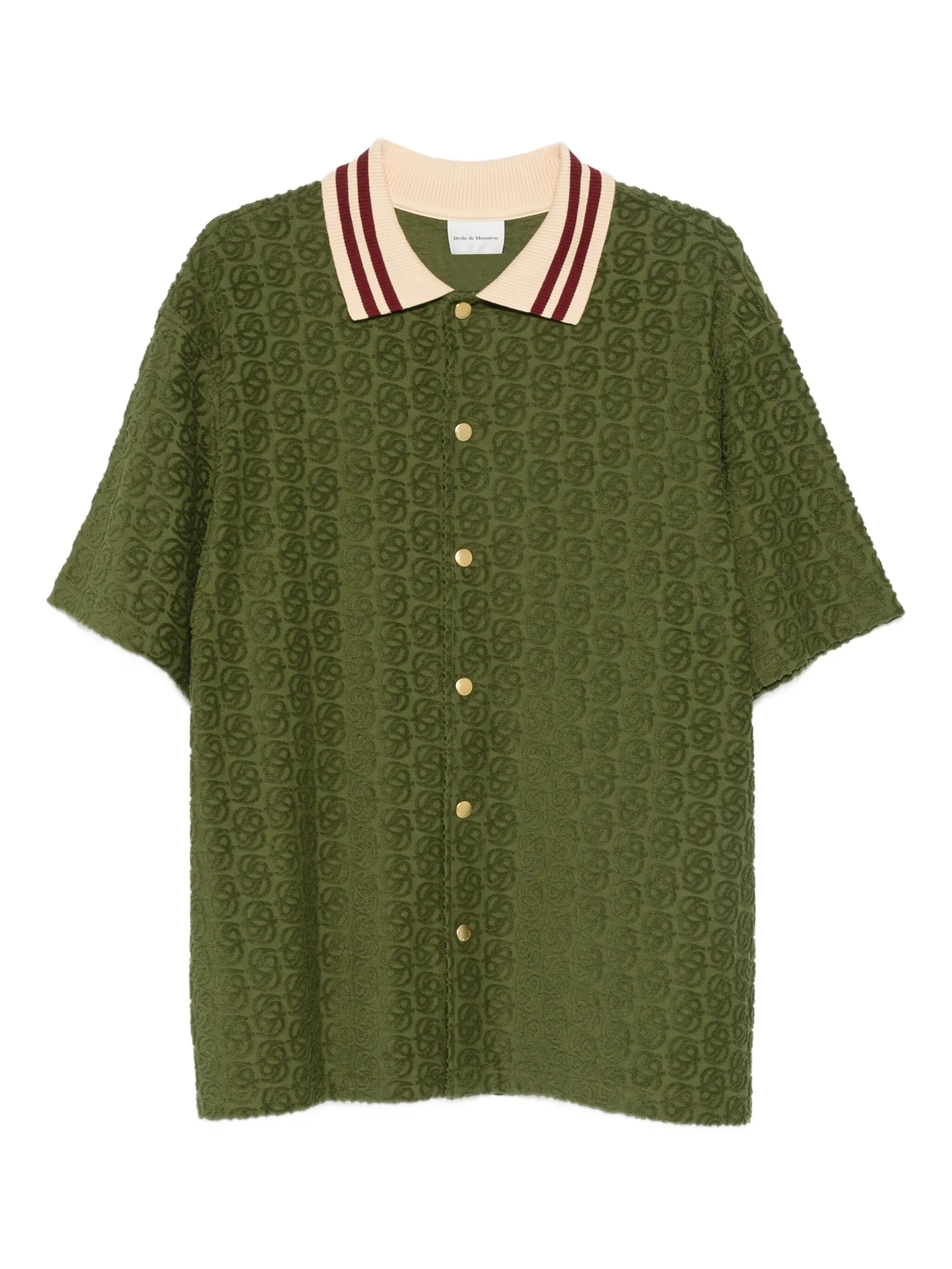 

Рубашка с узором Drôle De Monsieur, зеленый