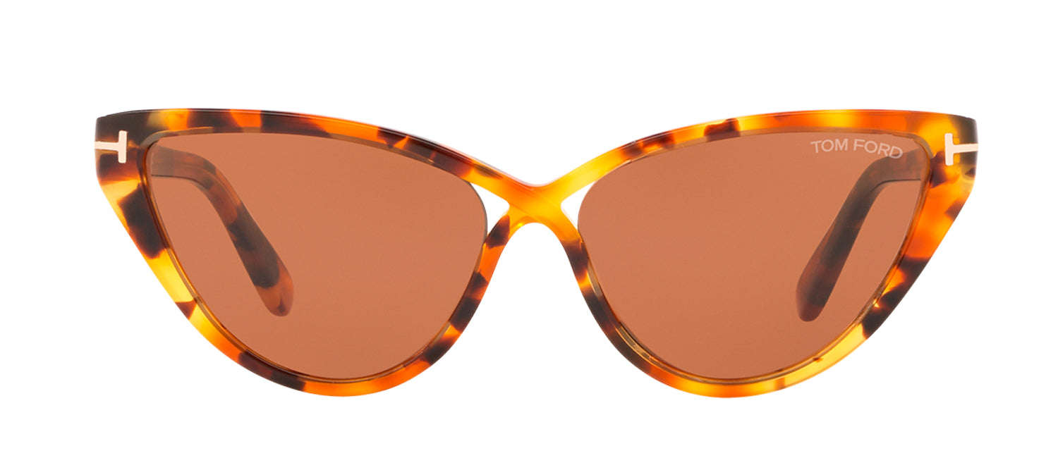 

Солнцезащитные очки Tom Ford FT0740 55E «кошачий глаз», цвет multi