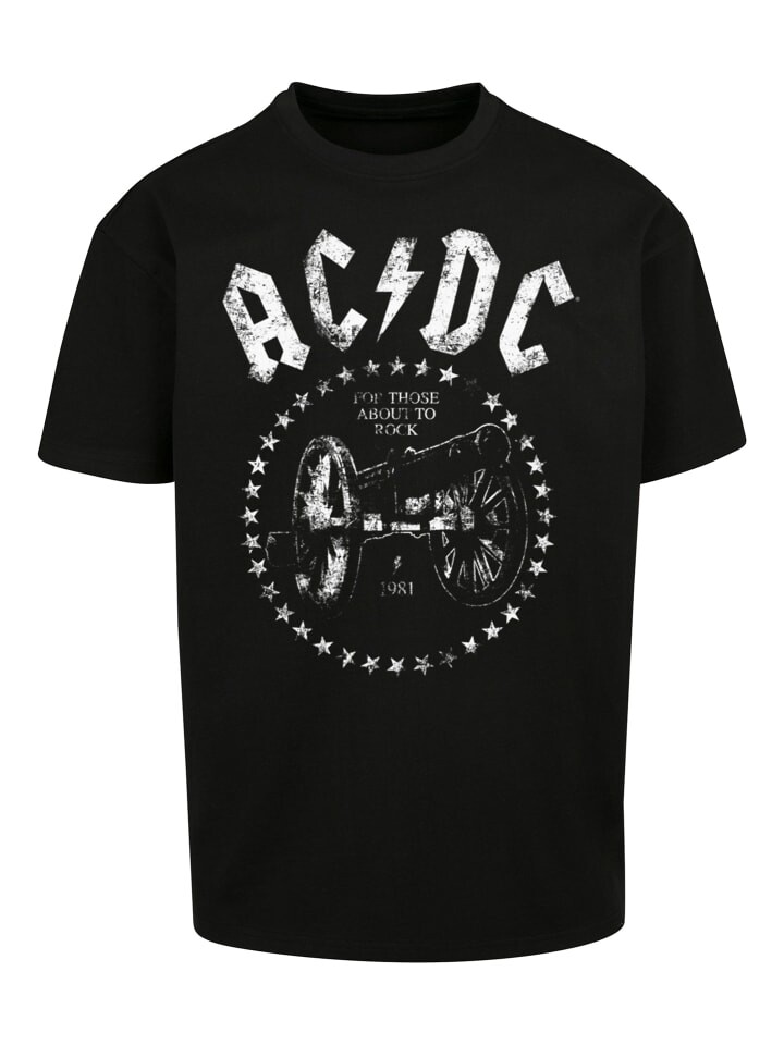 

Футболка F4NT4STIC ACDC Rock Band We Salute You Cannon, черный