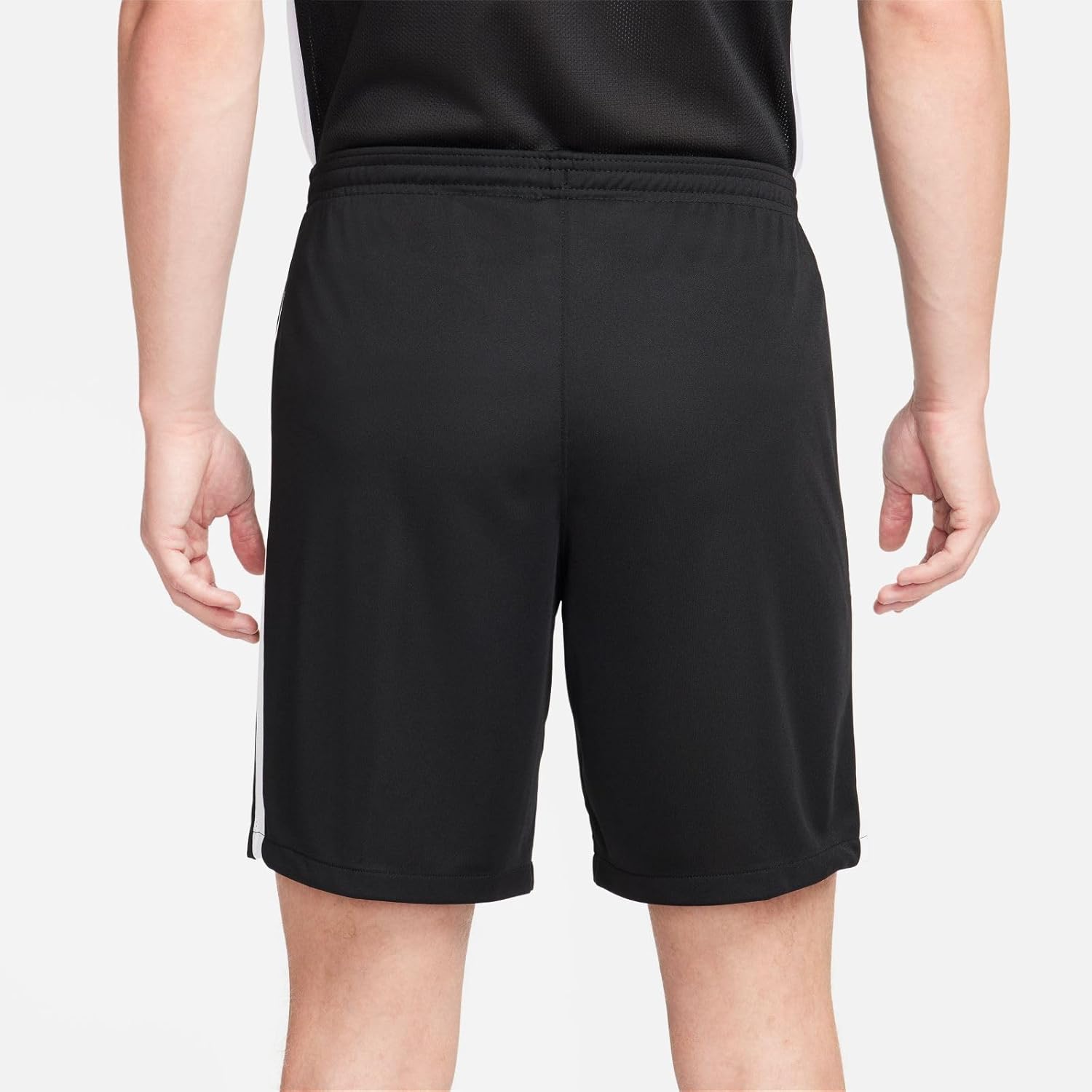 Короткие брюки Nike Mens M Nk Df LGE Knit Iii, Black/White/White — фото 3