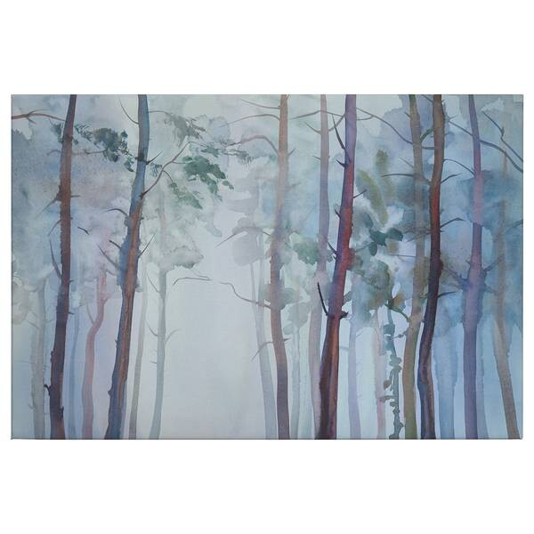 

Картина на холсте A.S. Création Aquarelle Forest, синий/зеленый