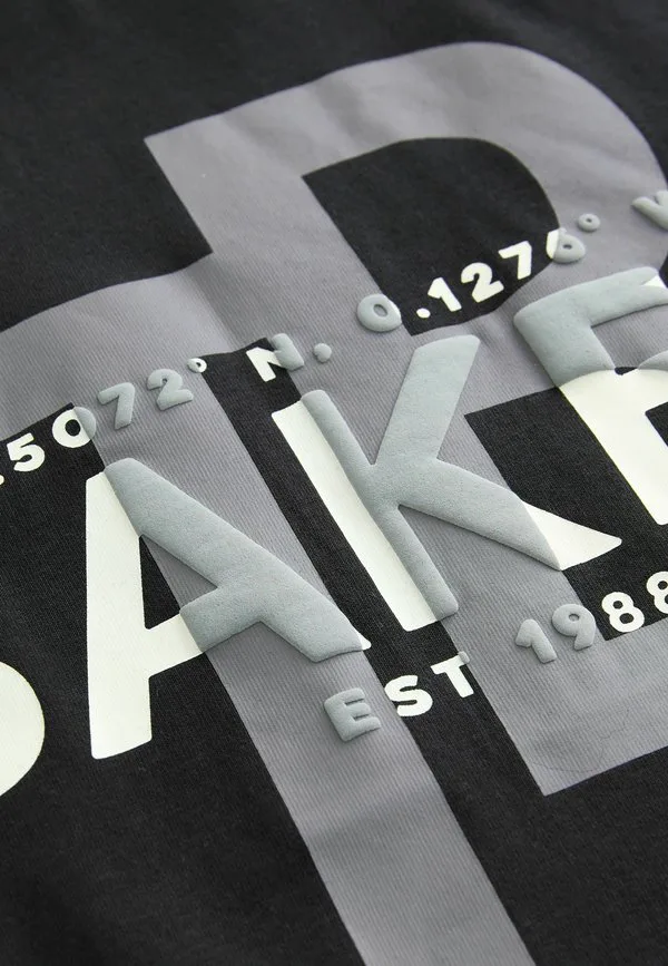 Футболка с принтом, стандартного кроя Baker By Ted Baker, Black — фото 3