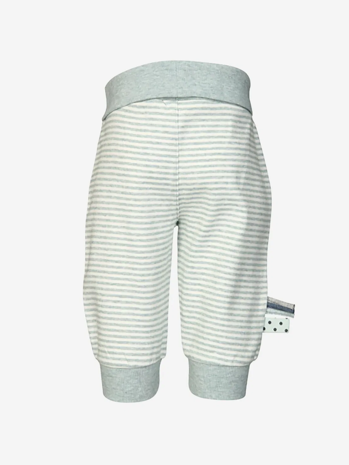 Детские трусики Organicera Regular Pants Органические детские трусики с эластичным поясом в полоску, цвет бирюзовый — фото 2