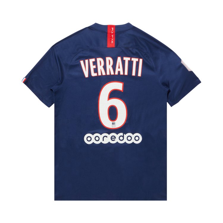 

Джерси Paris Saint-Germain Pre-Owned Paris Saint-Germain Verratti #6 Home Stadium 'Navy', синий