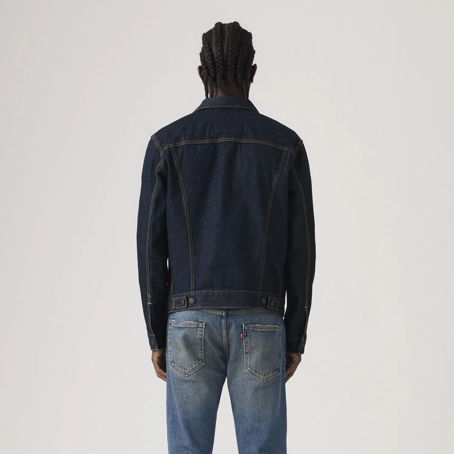 Куртка дальнобойщика Levi's, Dark Wash — фото 4