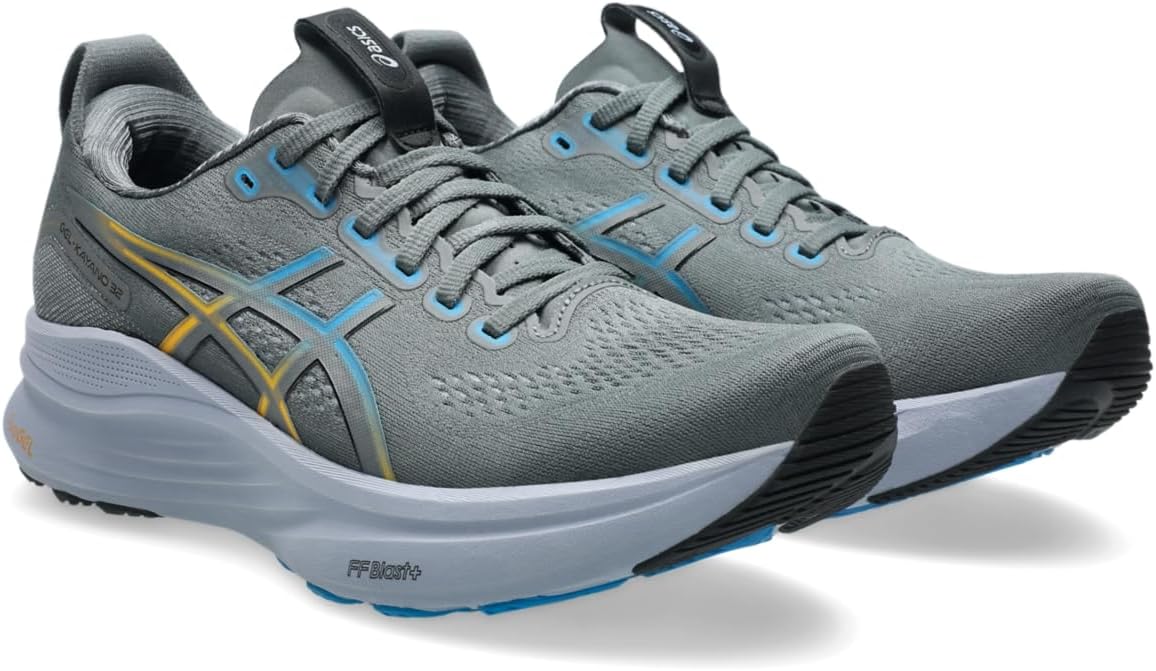Мужские кроссовки для бега ASICS Gel-Kayano 32, синий/серый/стальной — фото 2