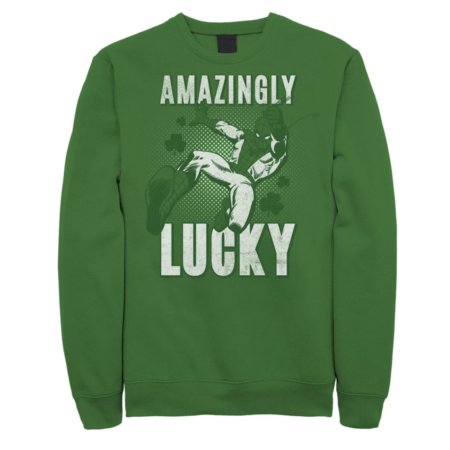 

Мужской свитшот St. Patty's Spider-Man Amazingly Lucky Marvel