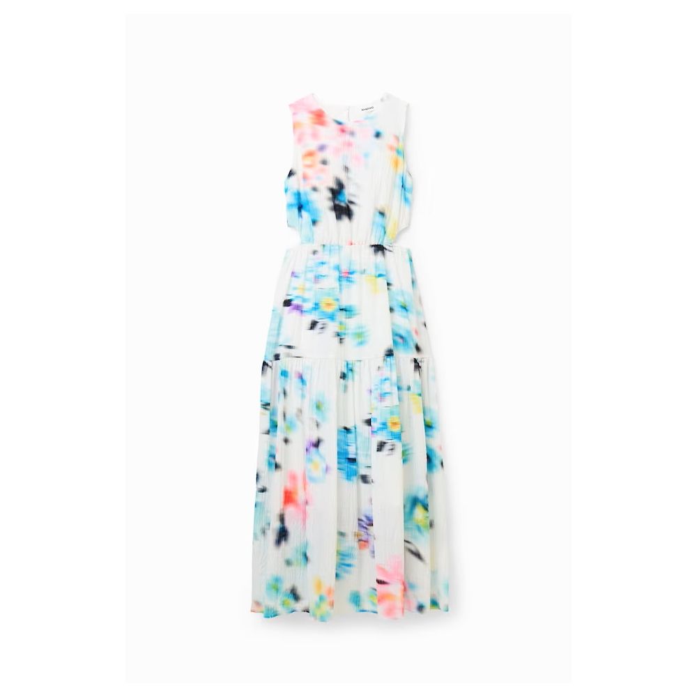 

Белое платье из полиэстера Desigual