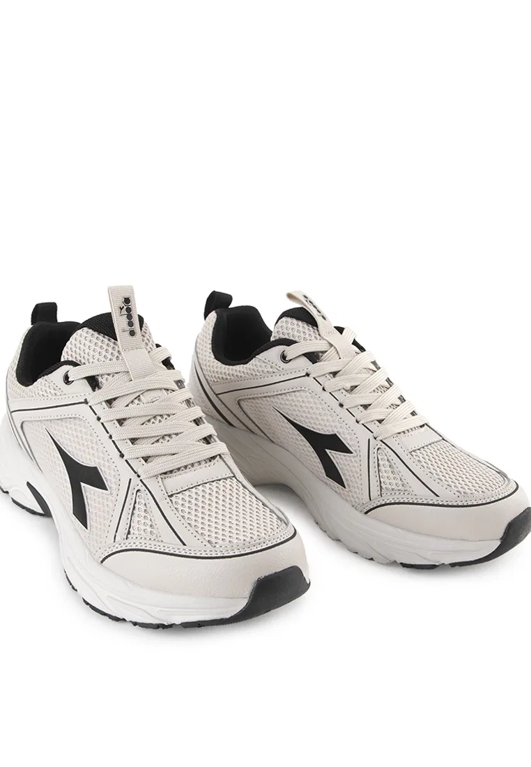 Кроссовки мужские спортивные, Poro Diadora, черный/бежевый — фото 2