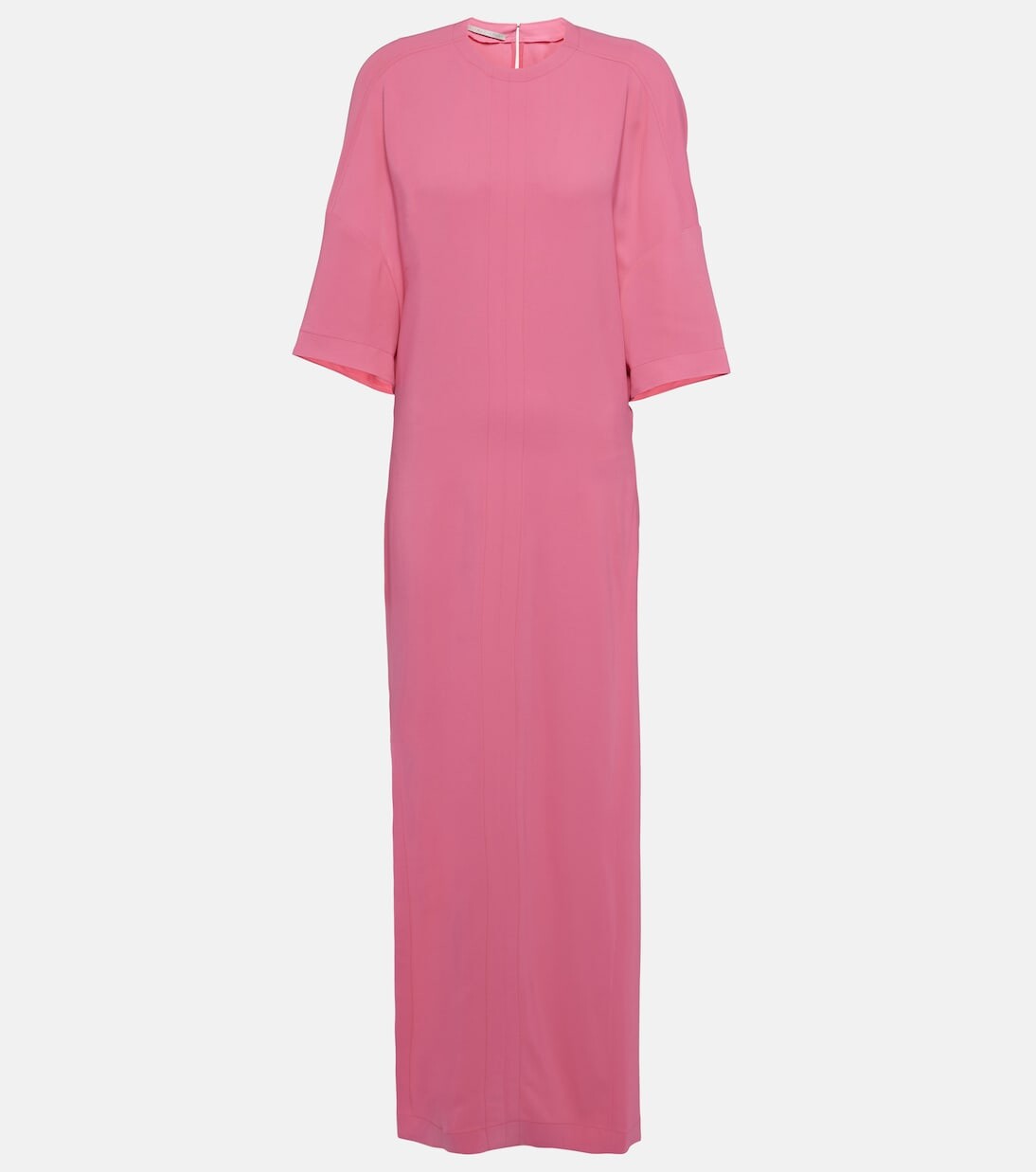 

Платье макси со сборками Stella Mccartney, розовый