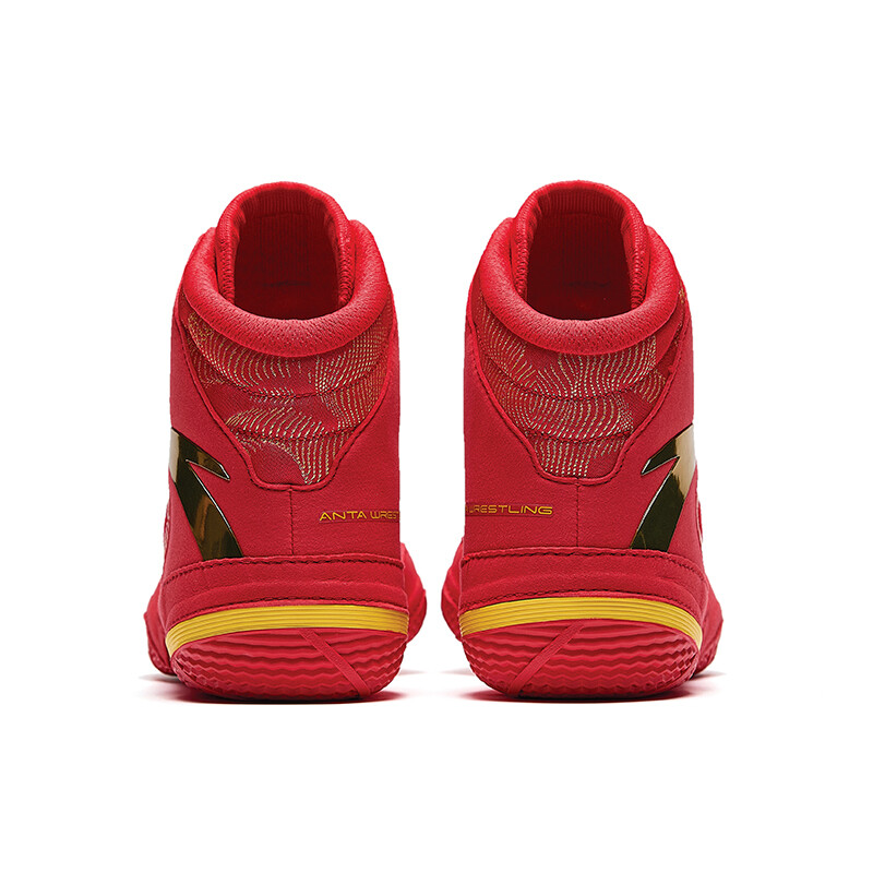 Кроссовки ANTA Training Shoes Men High-top National Flag Red/pure Yellow/golden, красный — фото 4