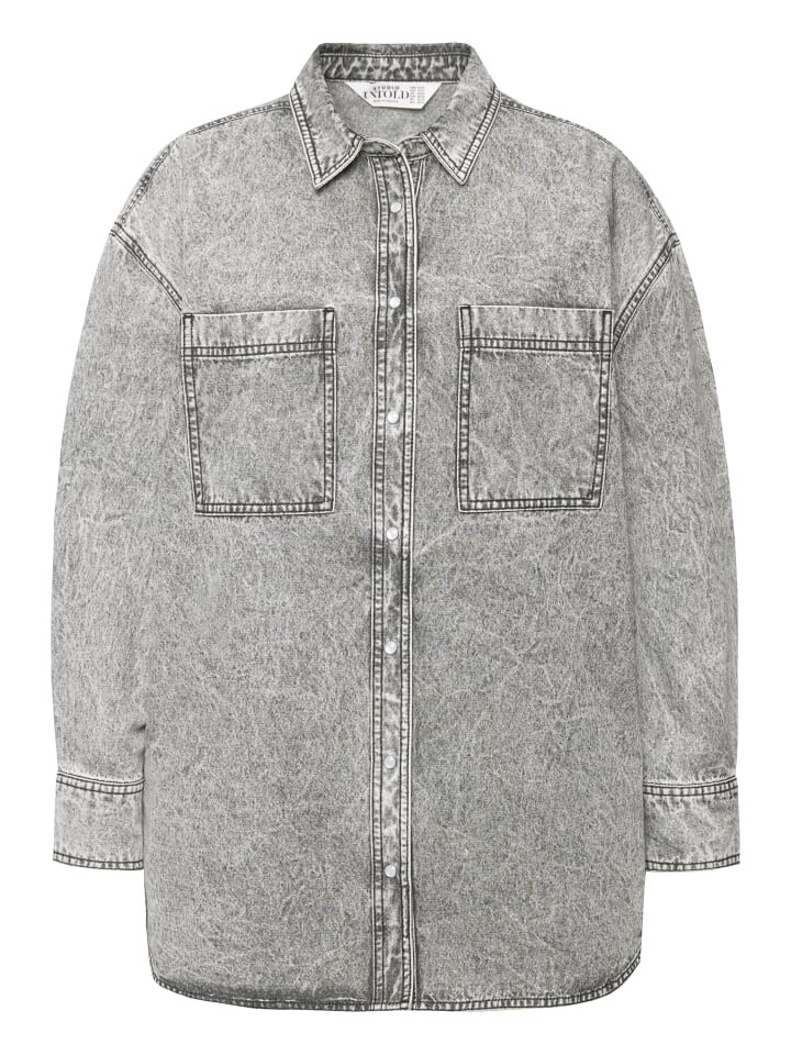 

Блуза Studio Untold, цвет grey denim