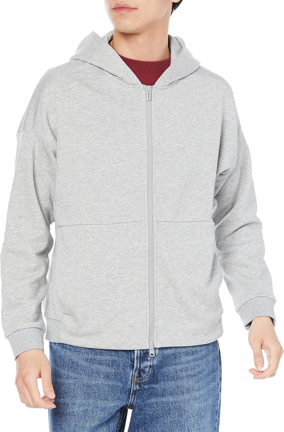 

Мужская толстовка Adidas P0427, худи WRD, толстовка с капюшоном на молнии, серый