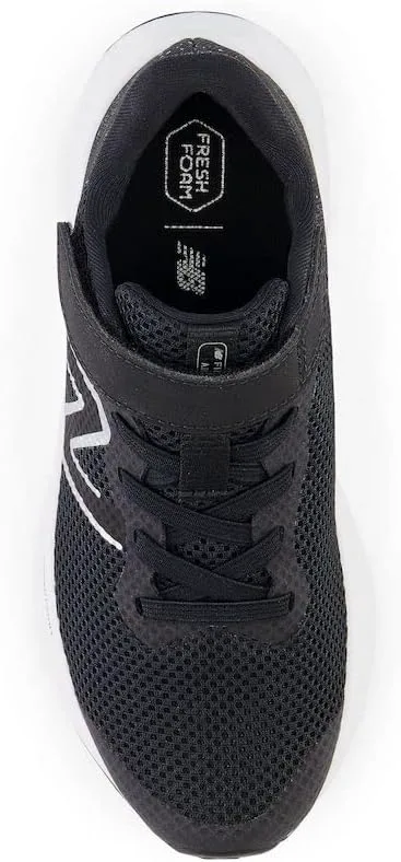 Детские кроссовки для бега New Balance Fresh Foam Arishi V4, черный/белый/металлик — фото 3