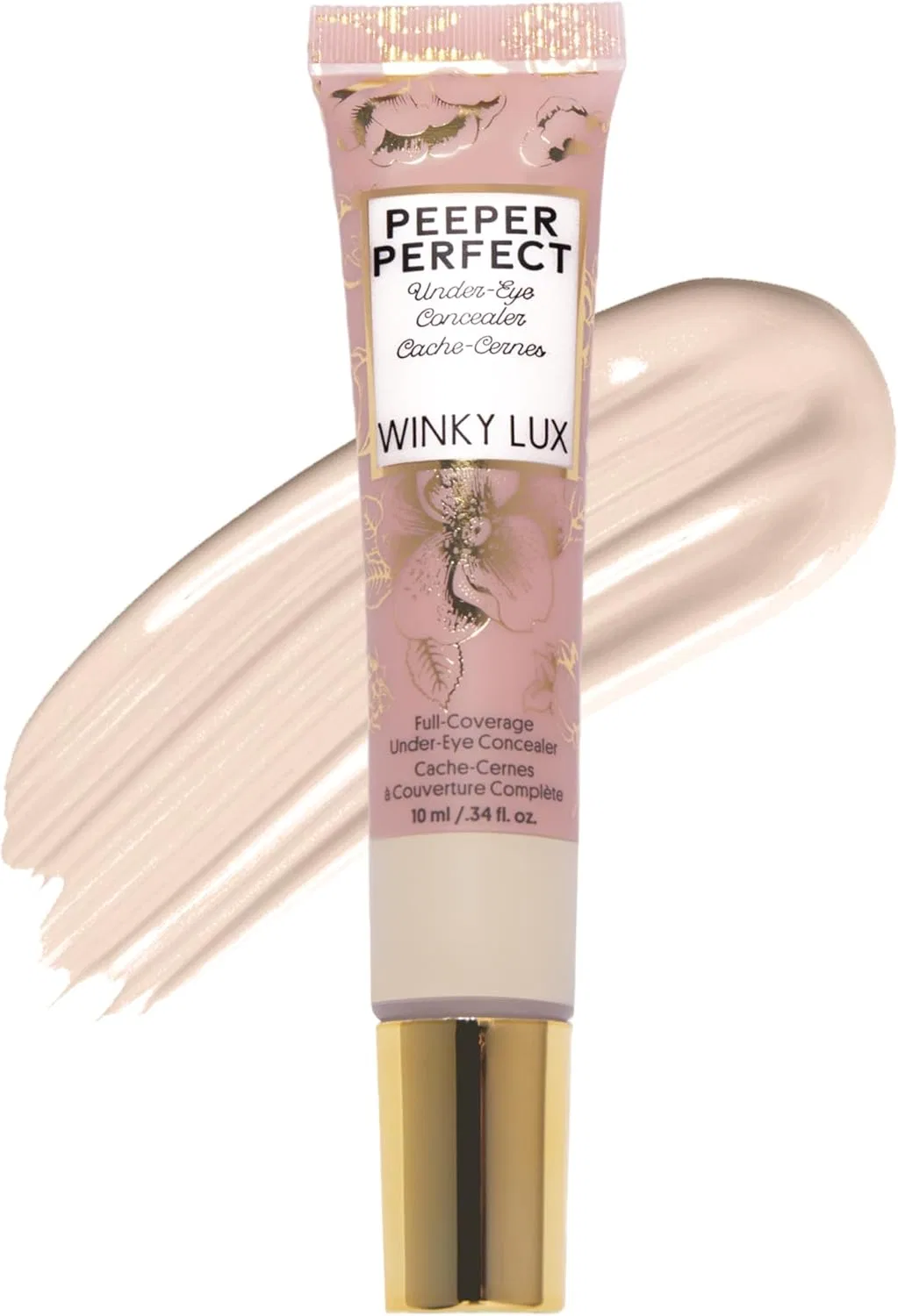 Консилер Winky Lux Peeper Perfect с коллагеном, гиалуроновой кислотой и витамином E, 0.63 oz, Fair